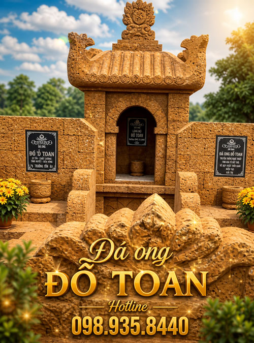 gạch đ&aacute; ong x&acirc;y mộ 