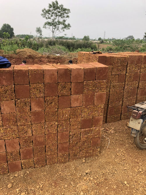 gạch đá ong xây tường