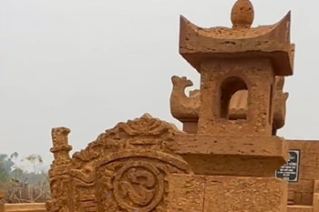 Giá xây lăng mộ bằng đá ong