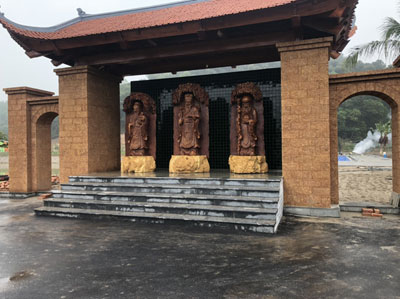 Các công trình đá ong đã hoàn thành