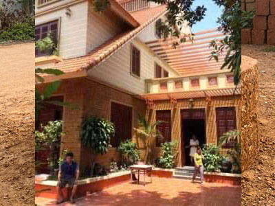 Công trình đá ong mới nhất.