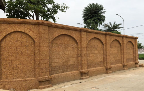 Tường đá ong kiểu vòm