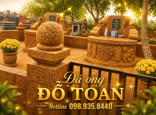 Đá ong làm cột trang trí