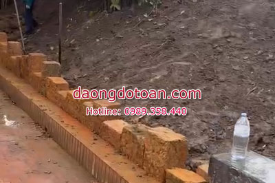 Tường bao trang trí bằng đá ong