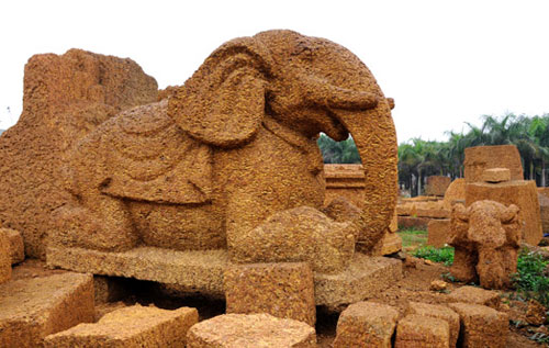 Đá ong mỹ nghệ làng nghề Bình Yên